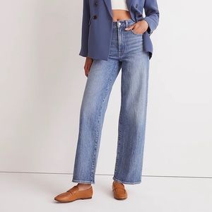 Madewell The Perfect Vintage Wide-Leg Jean Heathcote Wash Size 28